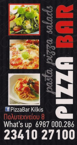 pizzabar karta